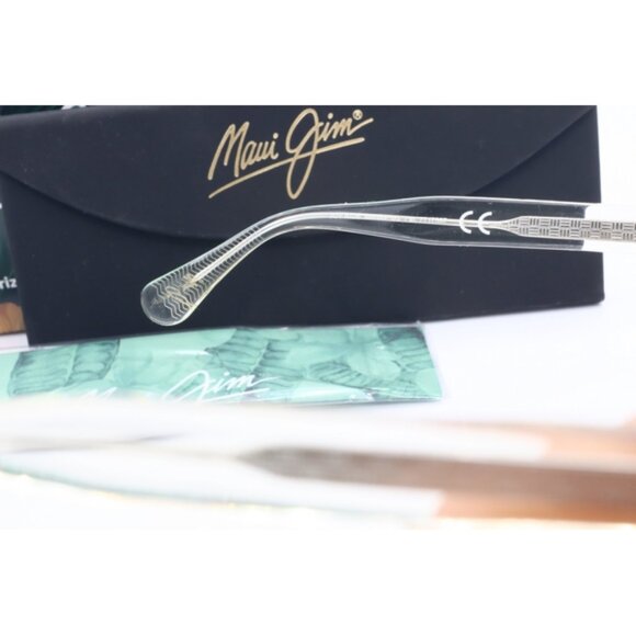 Maui Jim Joy Ride M J841-21D Light Pink Oval Sunglasses Brown polarized Lens - Picture 4 of 8